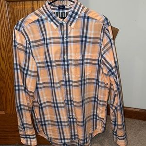 American Eagle plaid Button down